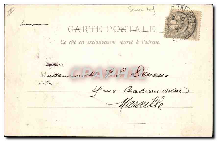 CPA Palais de Justice Pont L'Eveque Ancien couvent des Dames dominicaines de l'Isle — Verso