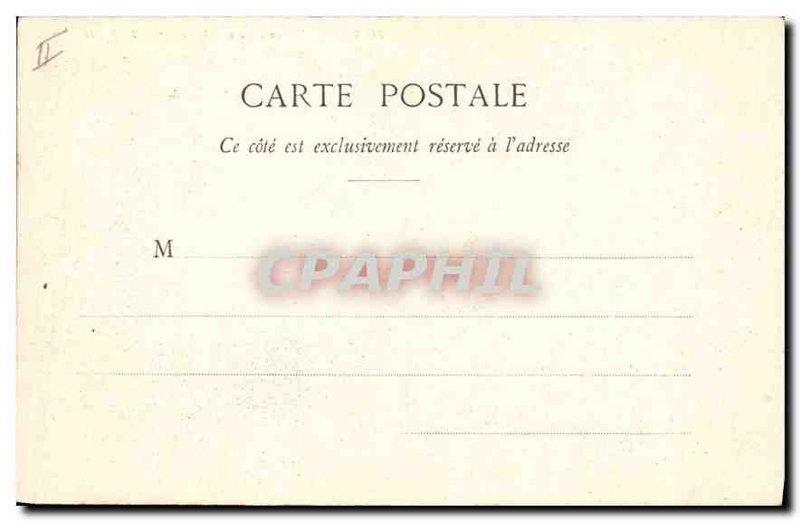 CPA Palais de Justice Poitiers Vue interieure de la Prevote — Verso
