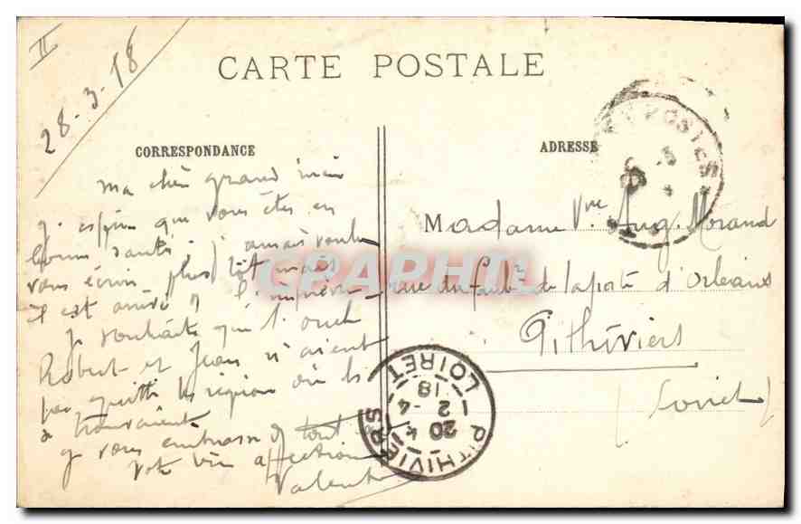 Senlis — Ruinas de la rue Bellau después de la guerra 1914-1915 — Visé París 53 — Reverso