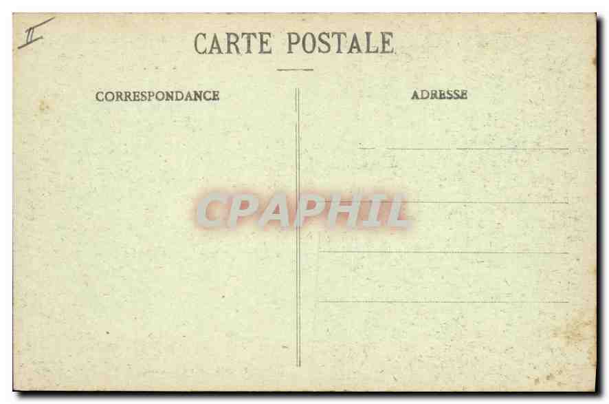 Gerbéviller — Rue de la Poste incendiée par les Allemands — S. Bresson, lith. à Lyon — Verso