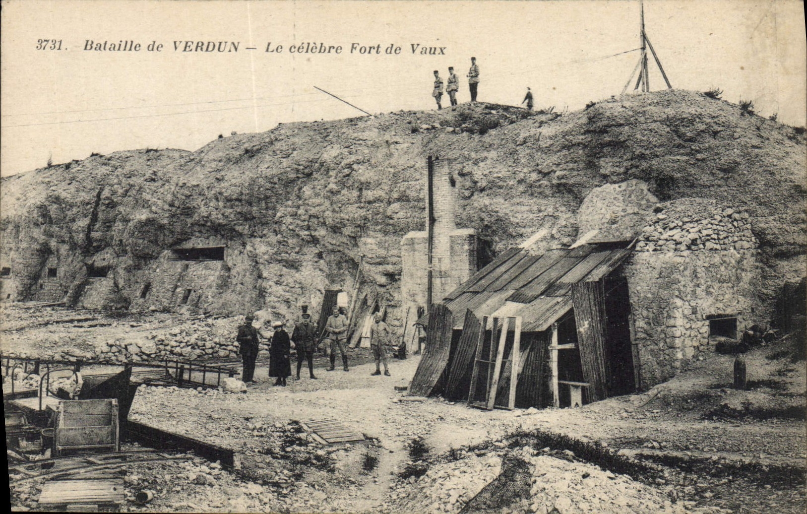 Bataille de VERDUN — Le célèbre Fort de Vaux — éditeur CPAPHIL, n° 3731