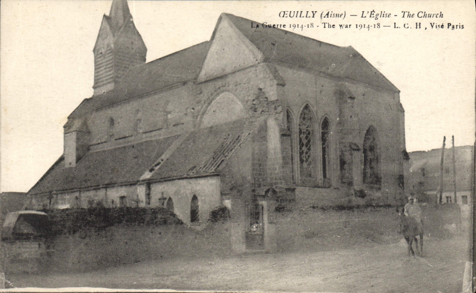 Œuilly (Aisne) — L'Église — L.C.H., Visé Paris