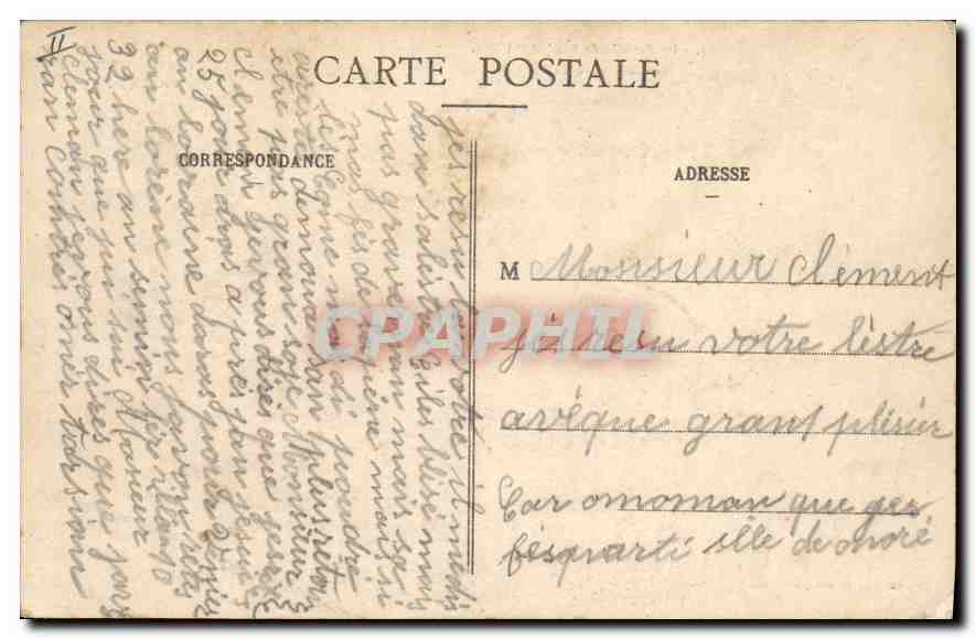 Rozelieures — Vue intérieure du village après la bataille — S. Bastien, 10 rue, Lusseville — Back