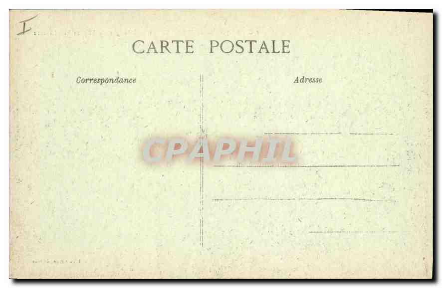 Roye après la Grande Guerre — Intérieur de l'Église Saint-Pierre — Éditeur : Léon Baron — Verso