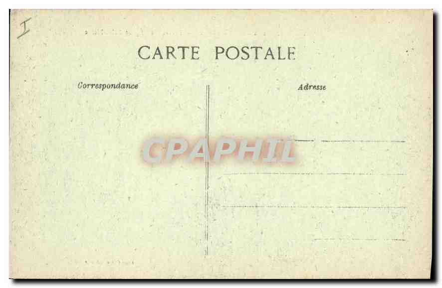Roye après la Grande Guerre — Portail de l'Église Saint-Pierre — Léon Caron, éditeur — Verso