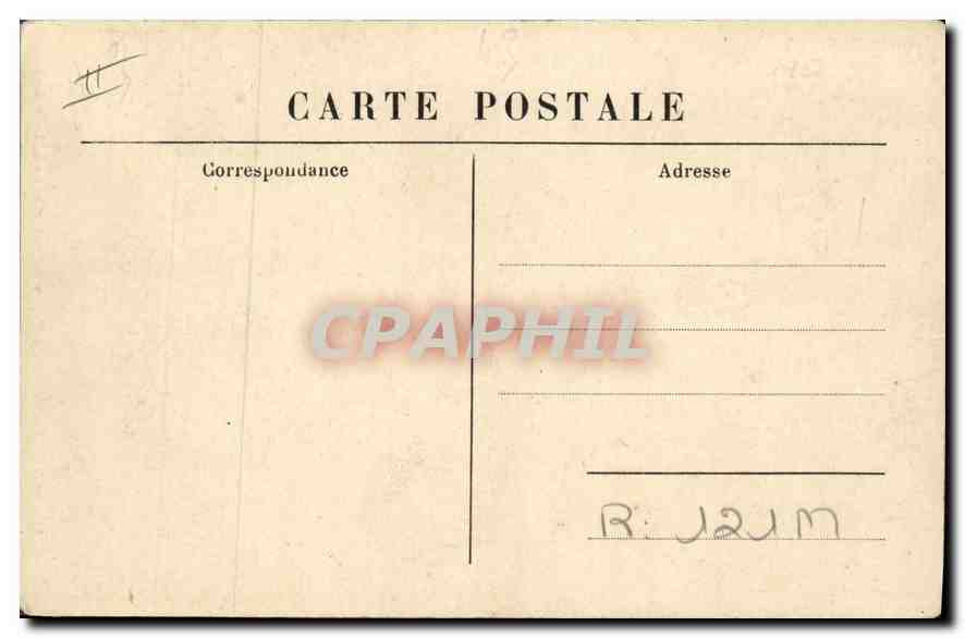 CPA Folklore Une vieille paysanne du Velay en pelerinage a ND du Puy — Verso