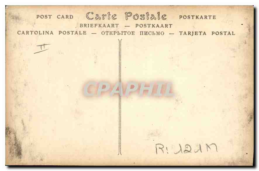 CPA Folklore Le Puy Dentelliere — Verso