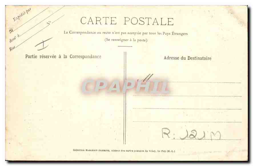 CPA Folklore Chanson de la mariee Mariage  — Verso