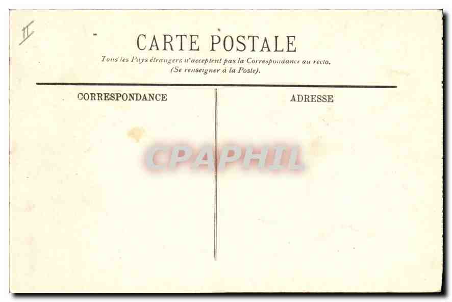 CPA Folklore Auvergne — Verso