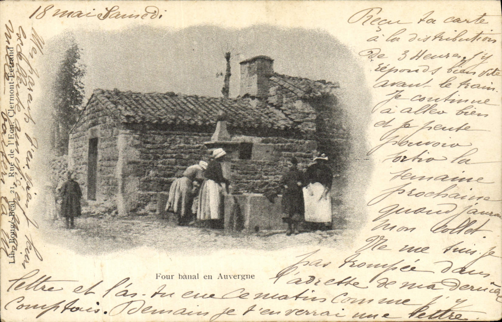 CPA Folklore Four banal en Auvergne