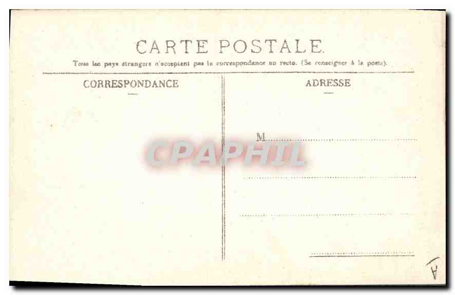 CPA Folklore Types de paysans d'Auvergne — Verso