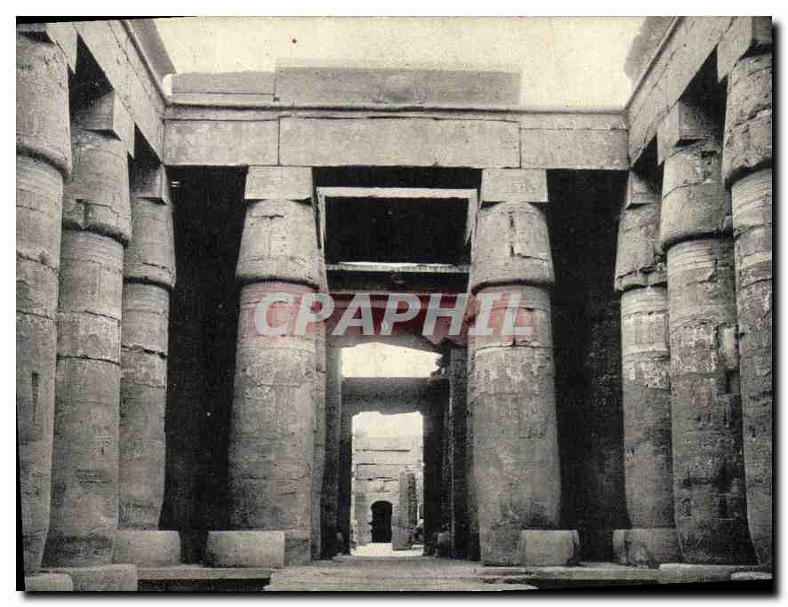 Intérieur du temple de Khonsu — Égypte — Cartis & Self, Luxor, n°37
