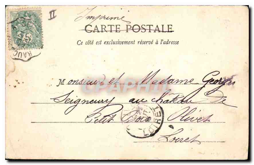 CPA Sedan Sous Prefecture  — Rückseite