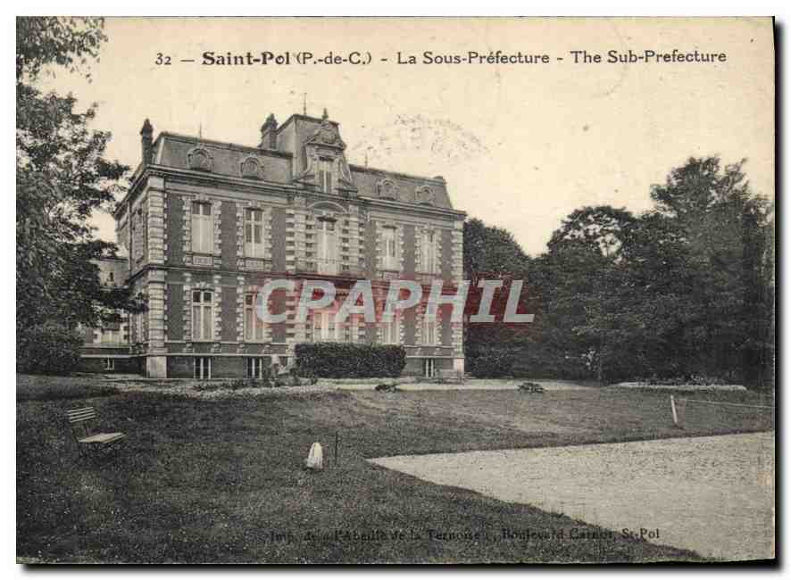 CPA Saint Pol Sous Prefecture 