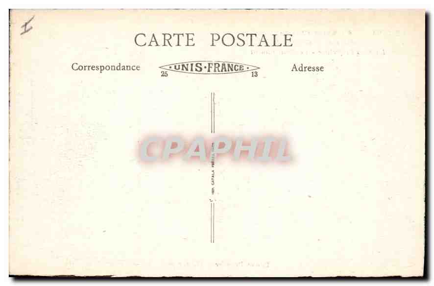 CPA Saint Claude Abside de la cathedrale La Sous Prefecture Le Mont Chabot — Verso