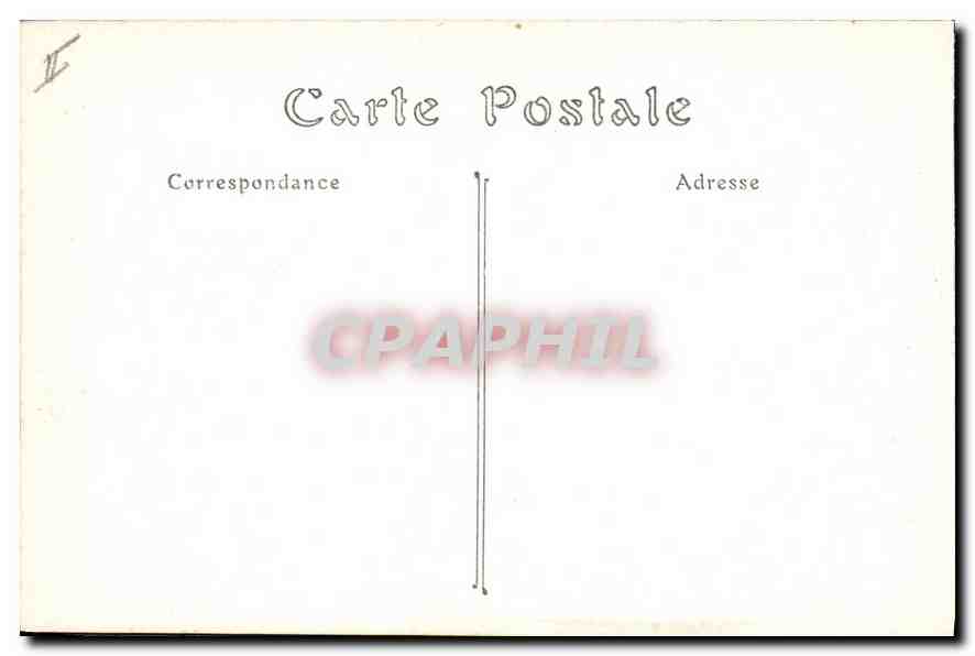 CPA Setif La Sous Prefecture  — Verso