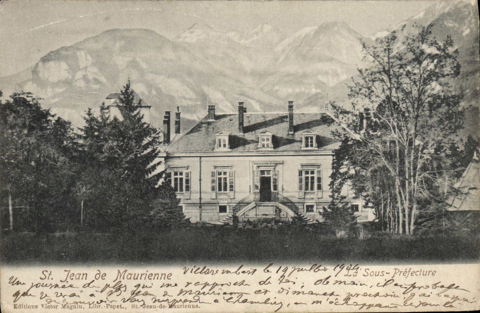 CPA Sous Prefecture St Jean de Maurienne
