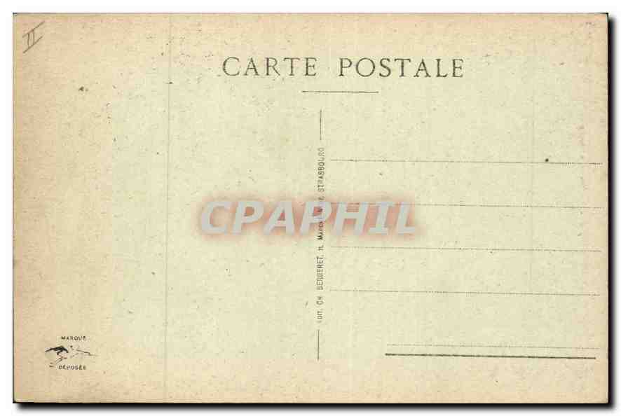 CPA Saverne Sous Prefecture  — Verso