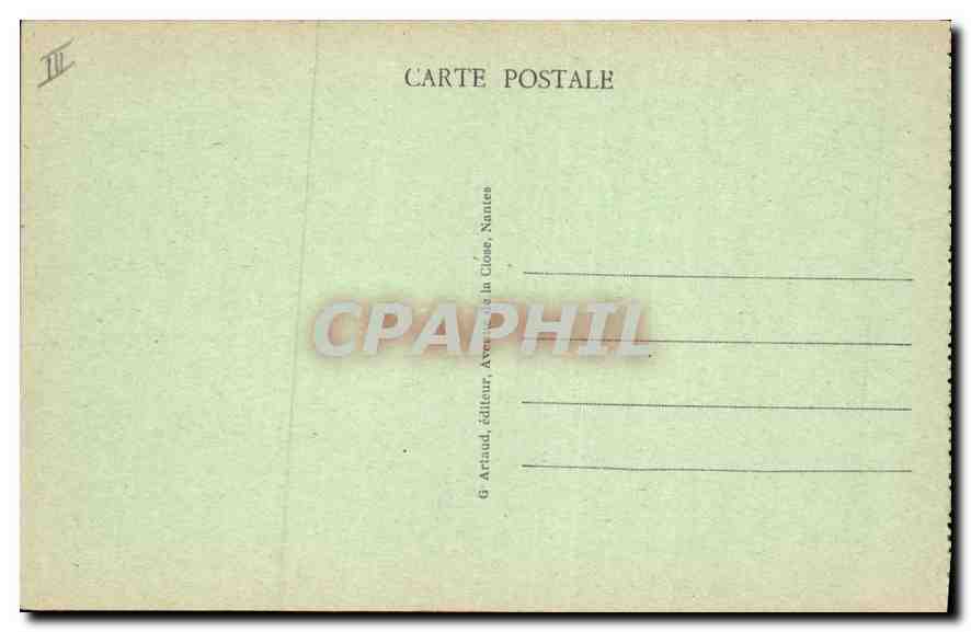 CPA Segre La Sous Prefecture et les jardins — Verso