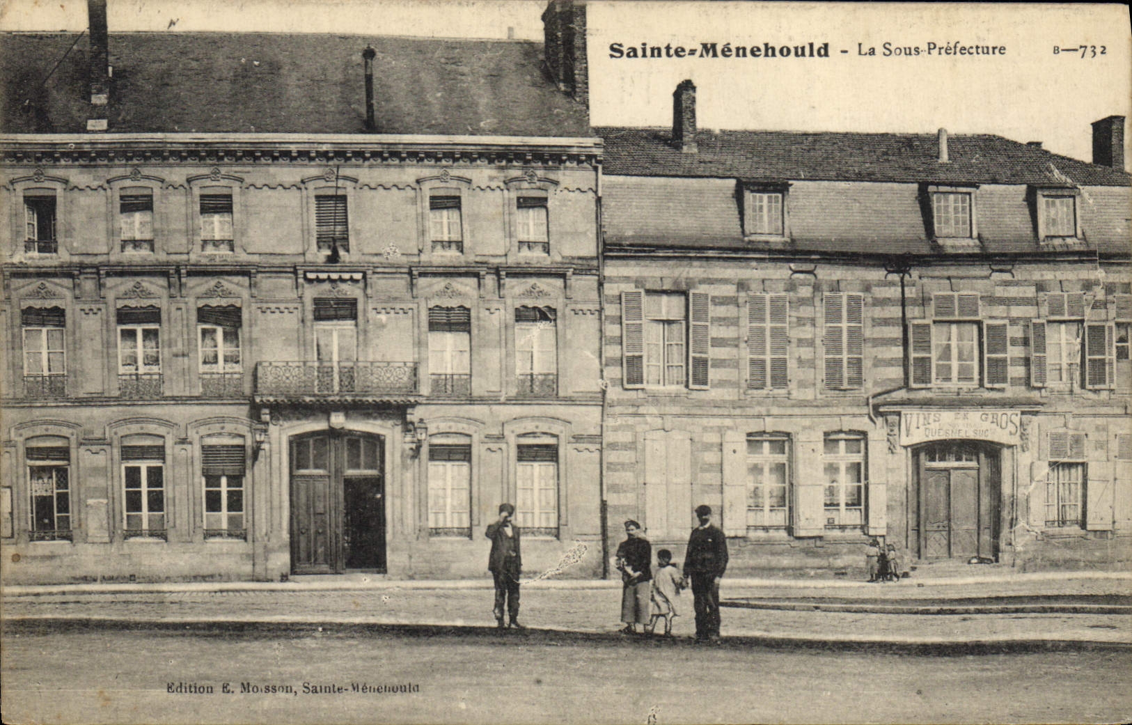 Sainte-Ménéhould - La Sous-Préfecture — Édition E. Moisson, n°8-732