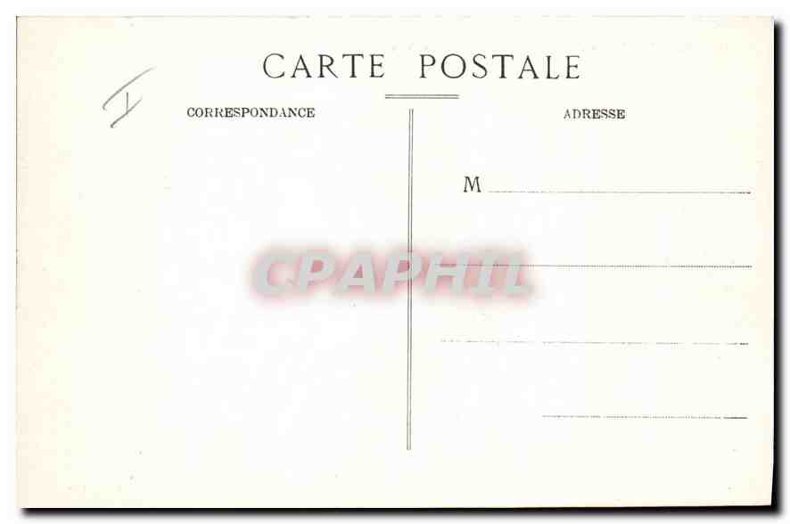 CPA Prefecture Troyes Square Eglise St Urbain — Verso
