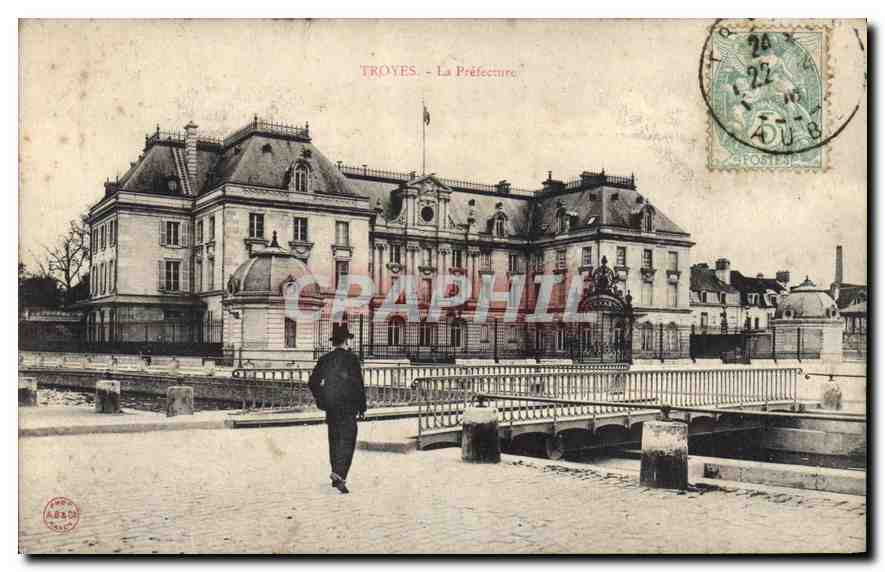CPA Prefecture Troyes 