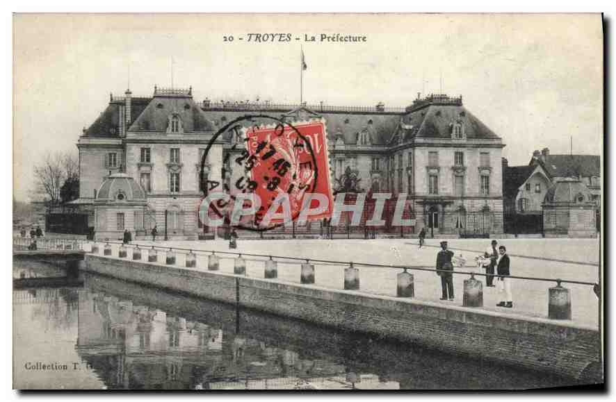 CPA Prefecture Troyes 