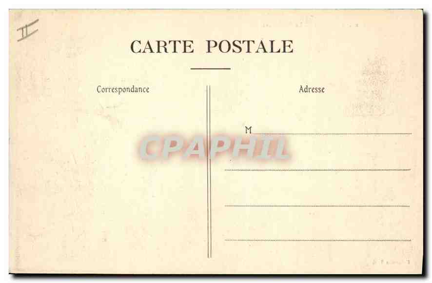 CPA Prefecture Troyes — Verso