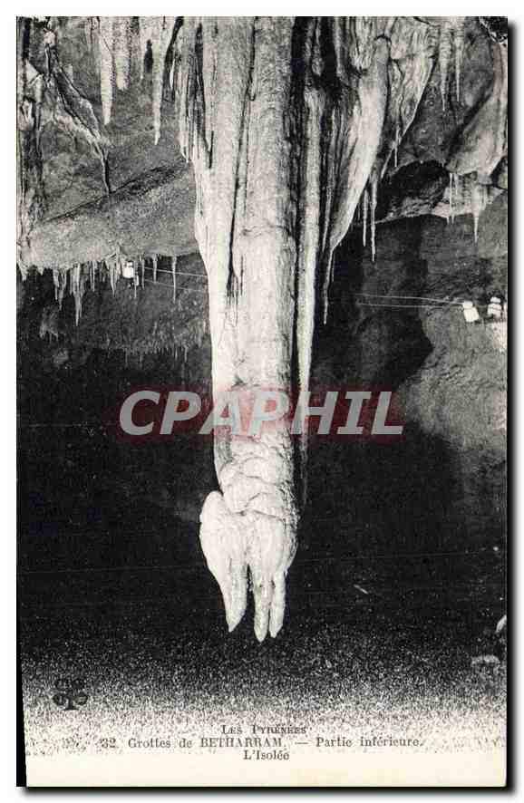 CPA Grotte Grottes de Betharram Partie inferieure L'isolee