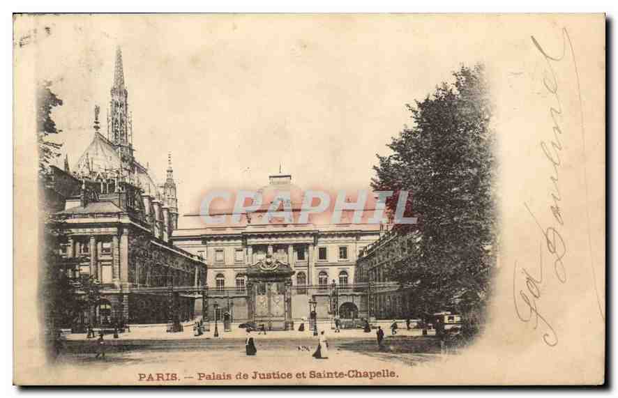 CPA Palais de Justice et Sainte Chapelle Paris