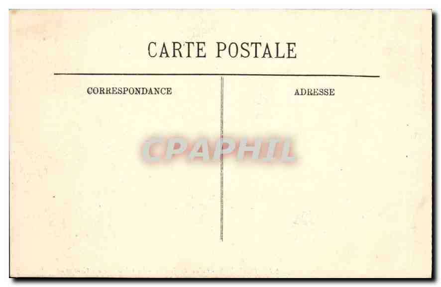 CPA Palais de Justice La cheminee des Comtes de Poitiers  — Verso