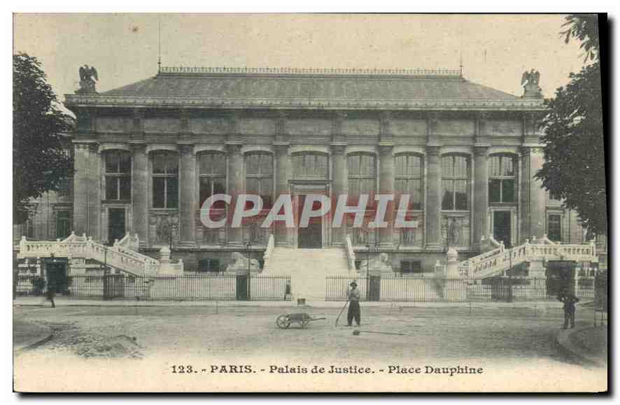 CPA Palais de Justice Place Dauphine Paris