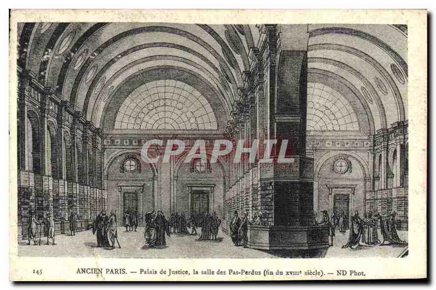 CPA Palais de Justice La Salle des Pas Perdus Paris