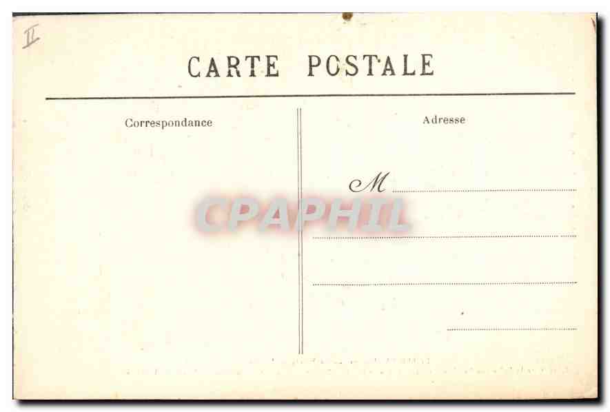 CPA Palais de Justice Poitiers — Verso