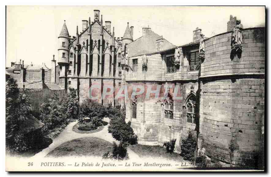 CPA Palais de Justice Tour Montbergeon Poitiers
