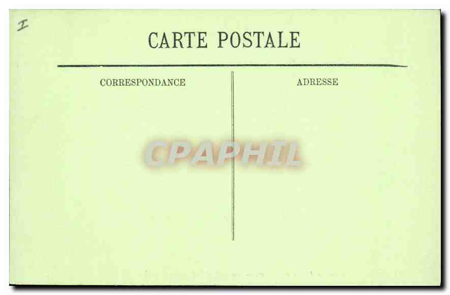CPA Palais de Justice Tour Montbergeon Poitiers — Verso