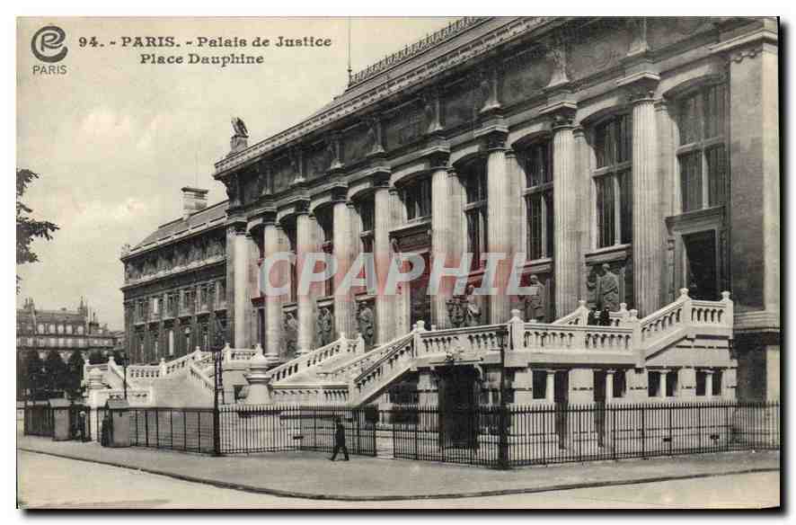 CPA Palais de Justice Place Dauphine Paris 