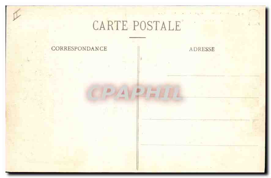 CPA Palais de Justice Place Dauphine Paris  — Verso