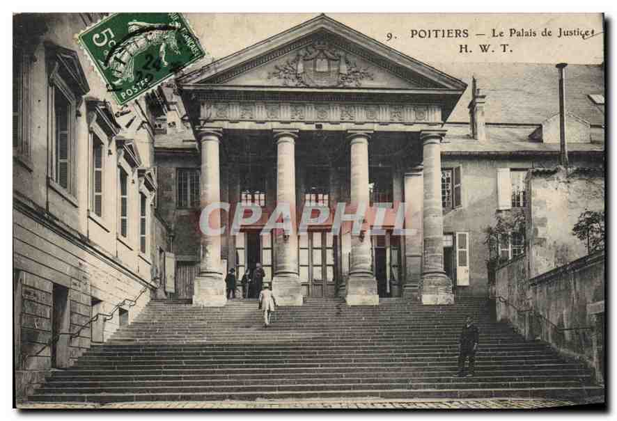 CPA Palais de Justice Poitiers