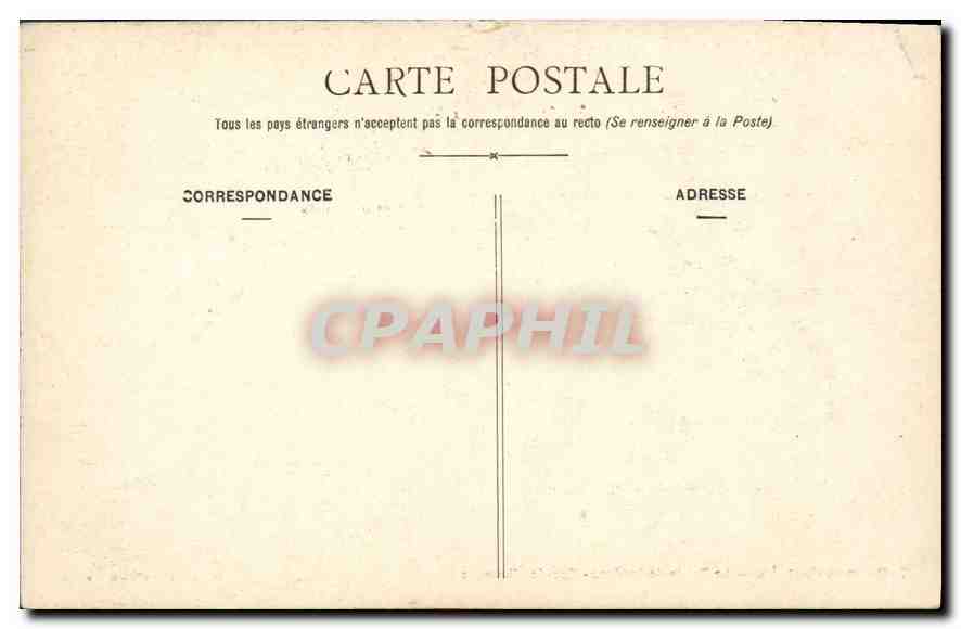 CPA Palais de Justice Rez de chaussee Rennes — Rückseite