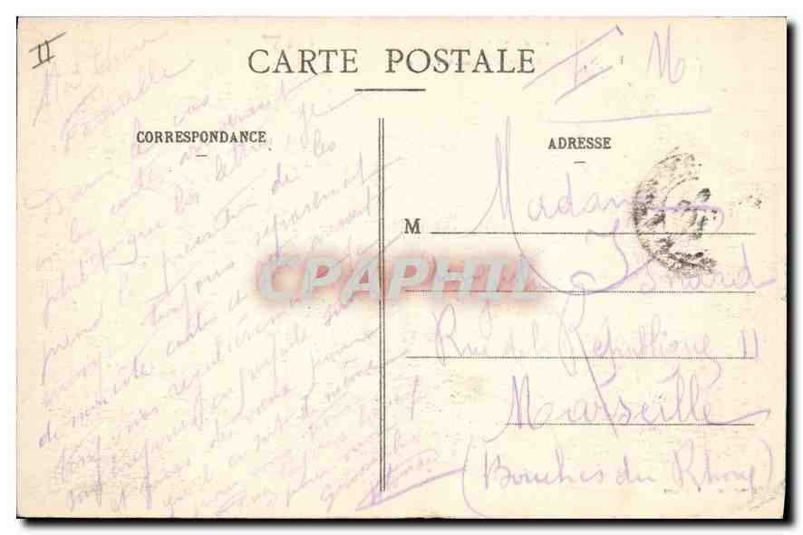 Fenneviller — après le bombardement — Chèvre Émile Tournier — Verso