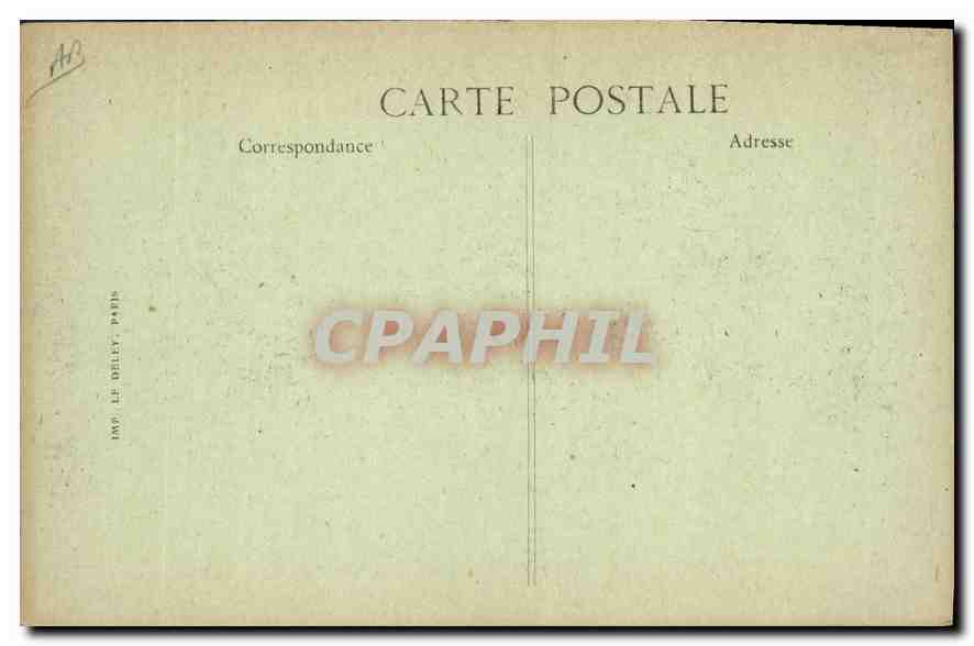Les Maréchaux Pétain & Foch — Avant le Défilé à Paris — 14 juillet 1918 — Back