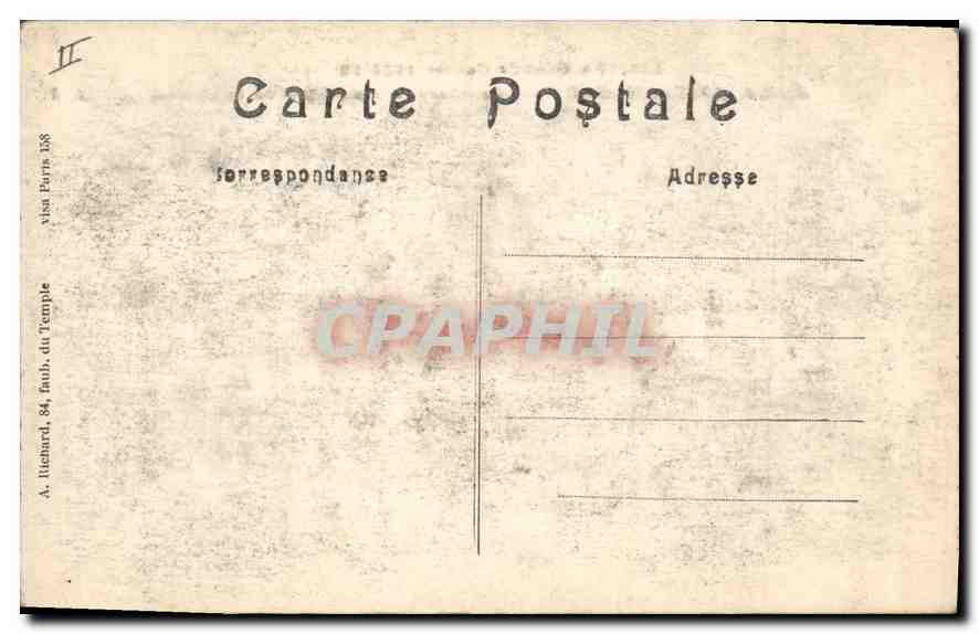 Mont-Saint-Éloi — Aspect après bombardement allemand — A. R. n°158 — Back