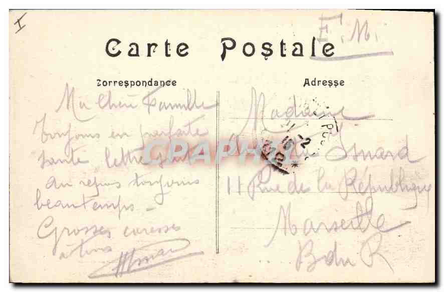 Bataille de la Marne (6 au 12 septembre 1914) — Farenmont — phot. coll. St-Bizier — Verso