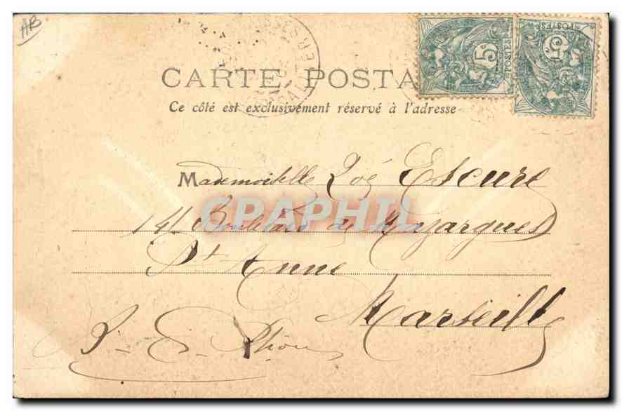 Une Bourbonnaise — Type du Centre, M.T. — n° 526 — Rückseite
