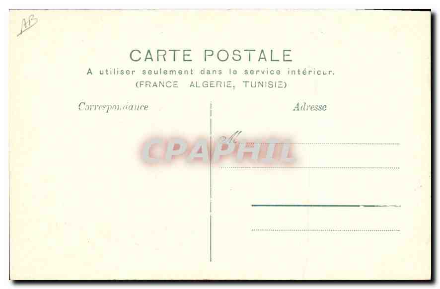 CPA Folklore Paysan Bourbonnais  — Verso