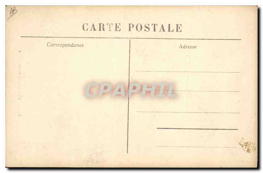 CPA Folklore Une Idylle villageoise  — Verso