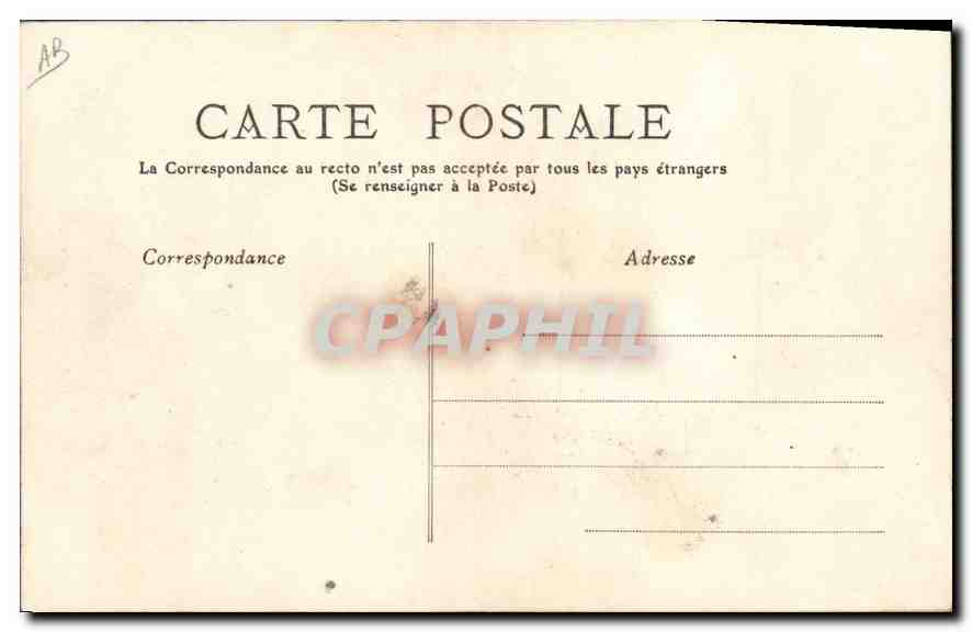 L'Auvergne — Une Bergère — M.T. n°183 — Verso