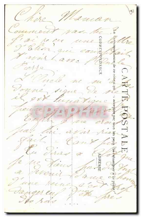CPA Folklore scenes du Bourbonnais une partie de Besy  — Verso
