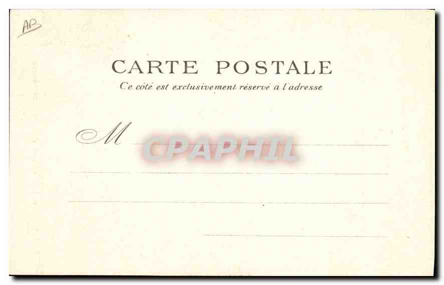 CPA Folklore L'Auvergne Illustree Paysanne Auvergnate  — Verso